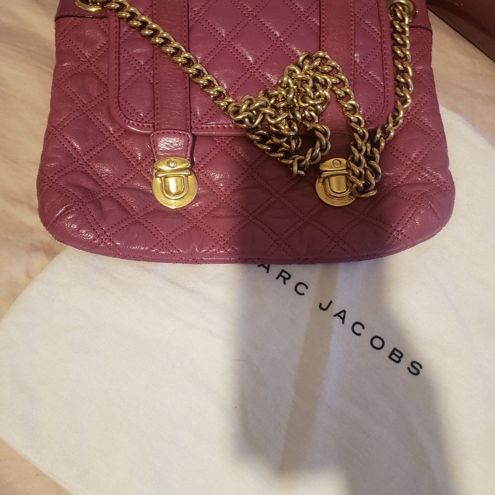 Marc Jacobs Quilted Pink Shoulder Bag